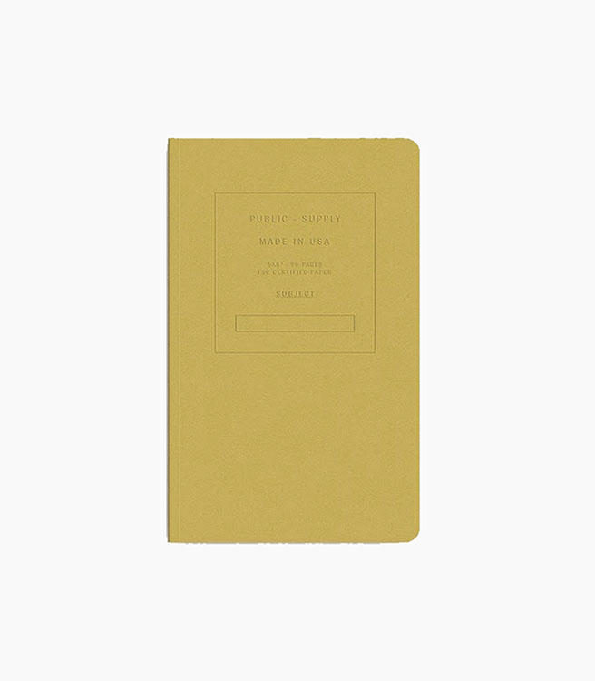Public Supply 5x8" Soft Cover Notebook Embossed - Fuse