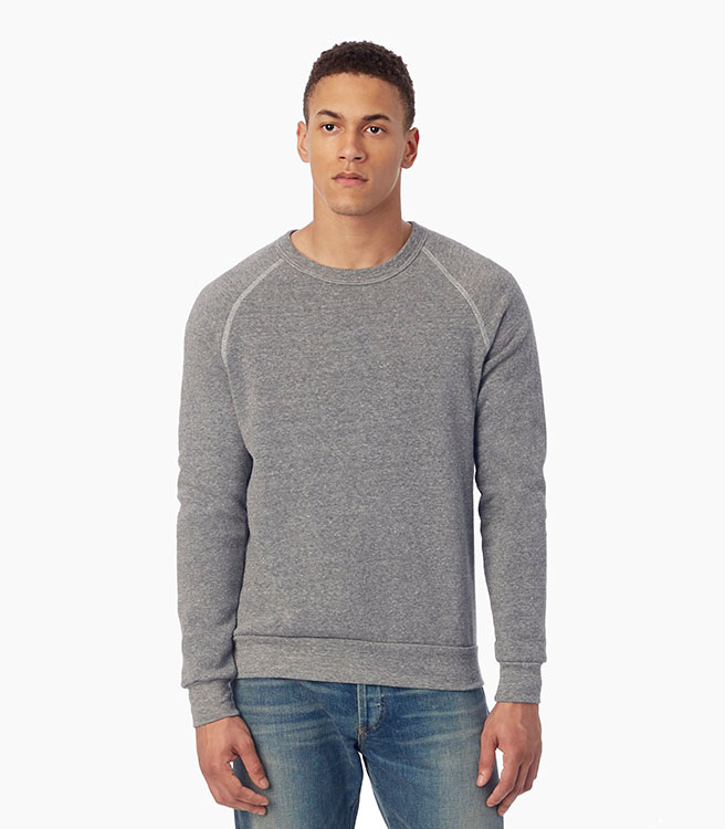 Alternative Apparel Champ Eco-Fleece Sweatshirt - Eco Grey
