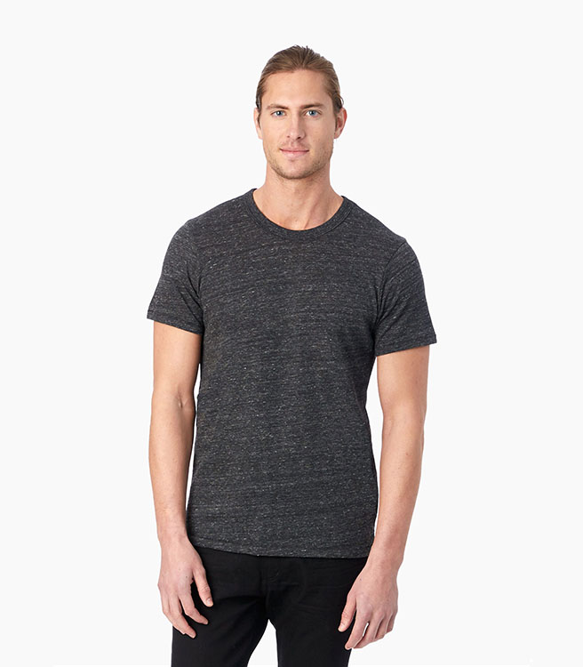 Alternative Apparel Eco-Jersey Crew T-Shirt - Eco Black