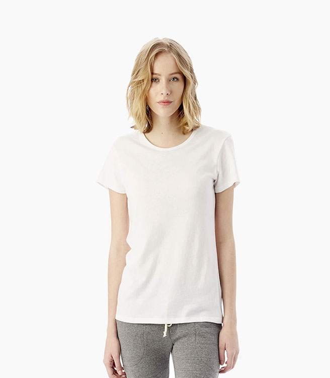 Alternative Apparel Keepsake Vintage Jersey T-Shirt - White