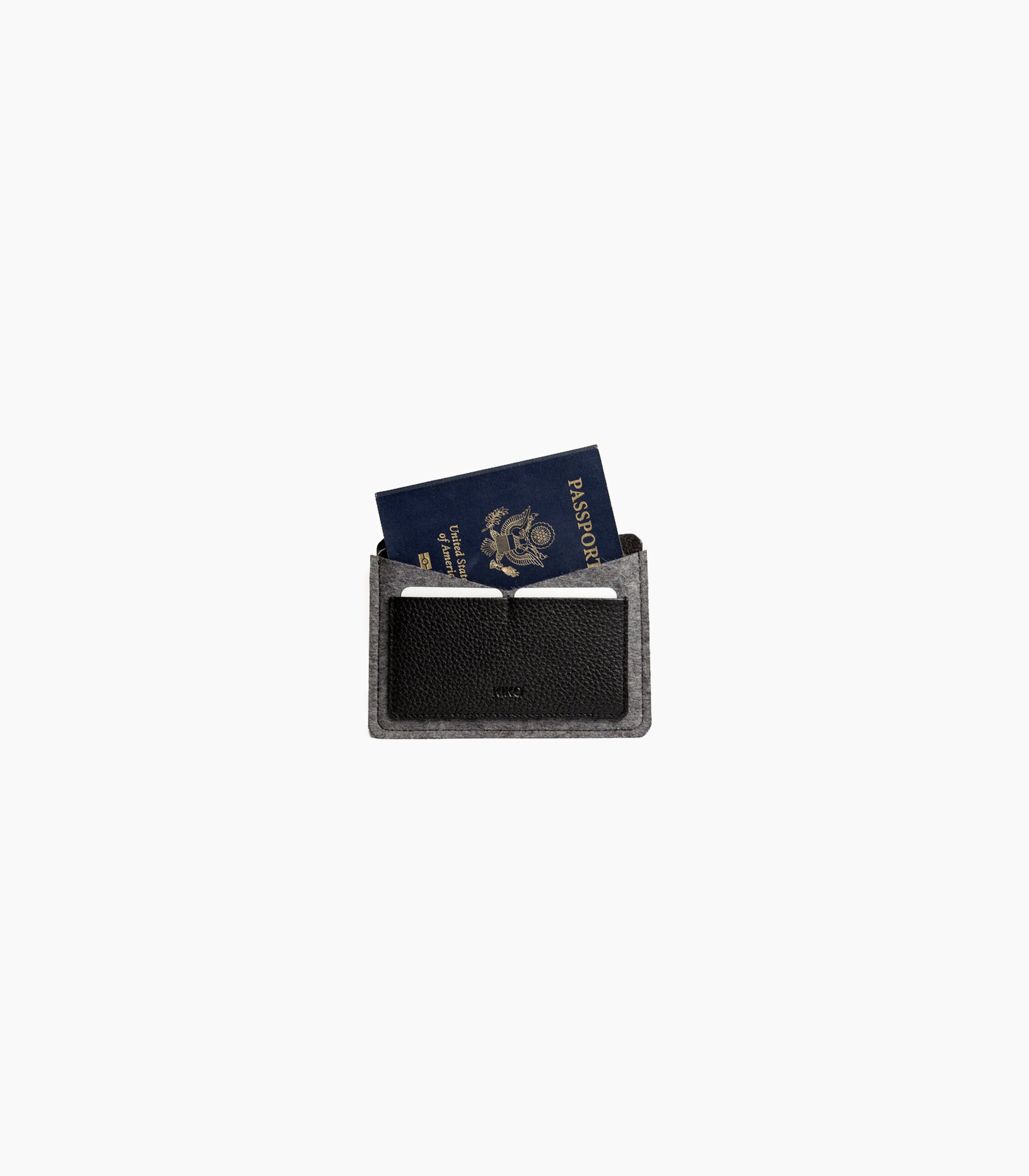 Kiko Leather Passport Holder