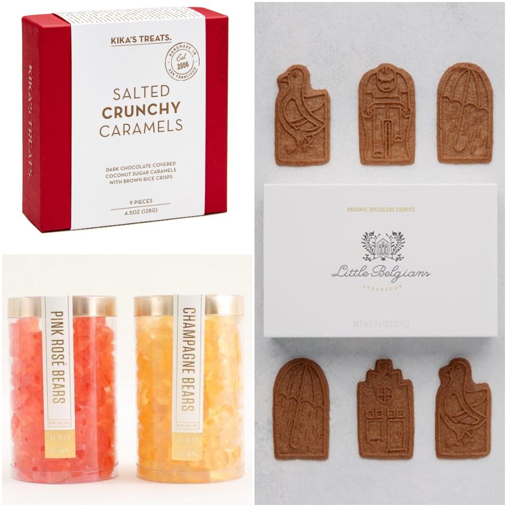 Lolli & Pop Gummi Bear Tubes - Little Belgians Speculoos Cookies - Kika’s Treats - Salted Crunchy Caramels