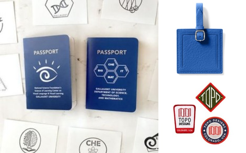 Patch - Passport Book - Genuine Leather Luggage Tag