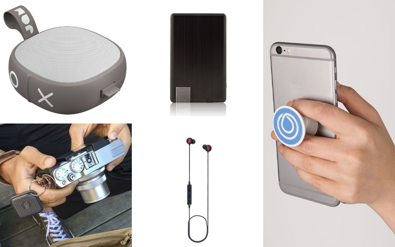 Jam Bluetooth Speakers, Triple C Ultrathin Charger, Tile Sport Bluetooth Tracker, Wireless Bluetooth Earbuds, PopSocket