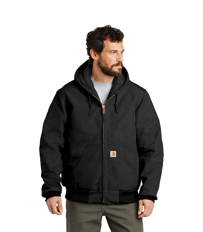 Carhartt ® Tall Quilted-Flannel-Lined Duck Active Jacket