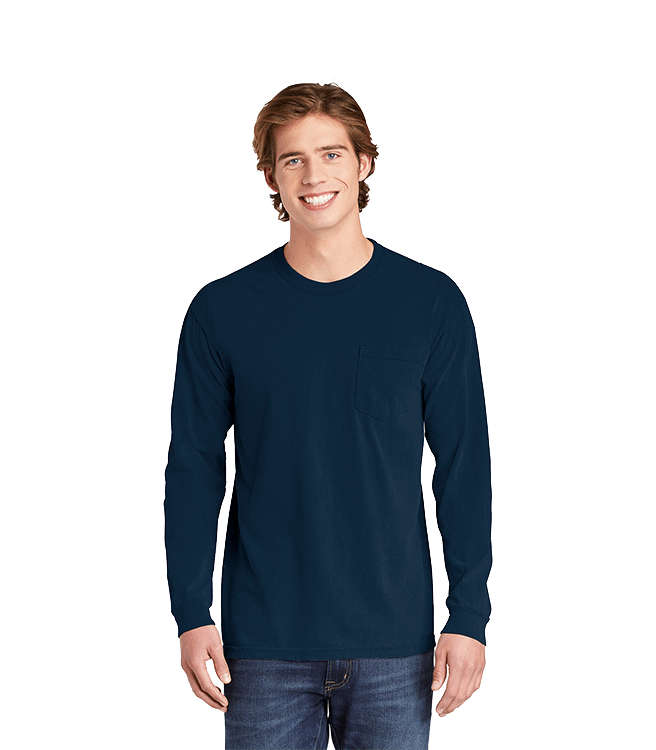 Comfort Colors ® Heavyweight Ring Spun Long Sleeve Pocket Tee