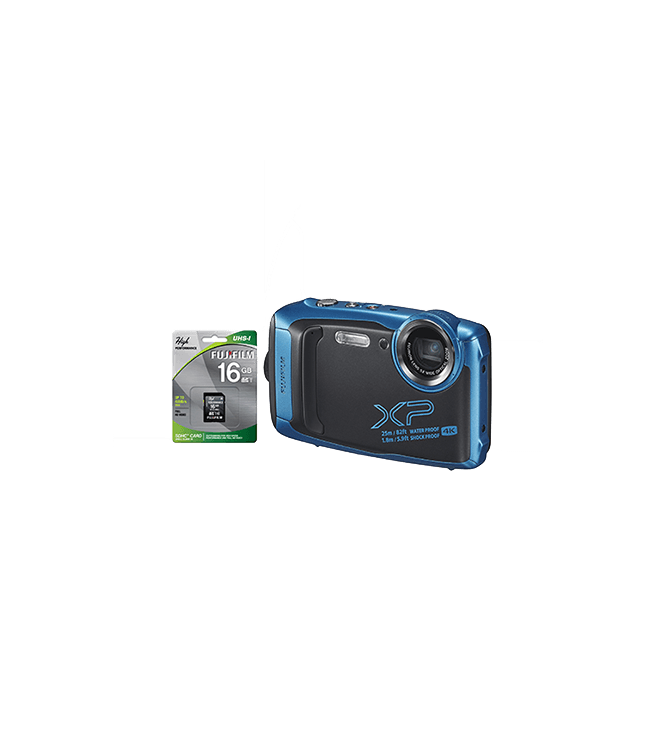 Fujifilm FinePix XP140 Waterproof Camera Sky Blue