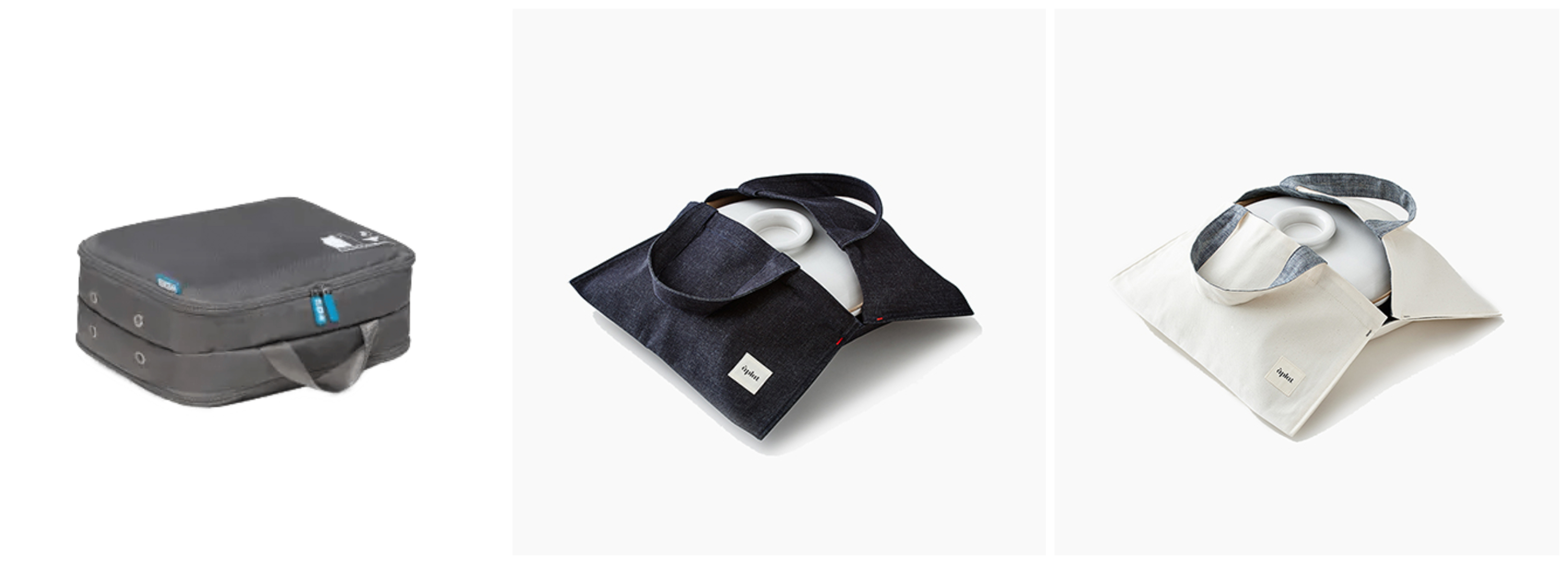 Flight 001 Spacepak Small, Aplay Culinary Tote Denim, Aplat Plat Culinary Tote Cotton