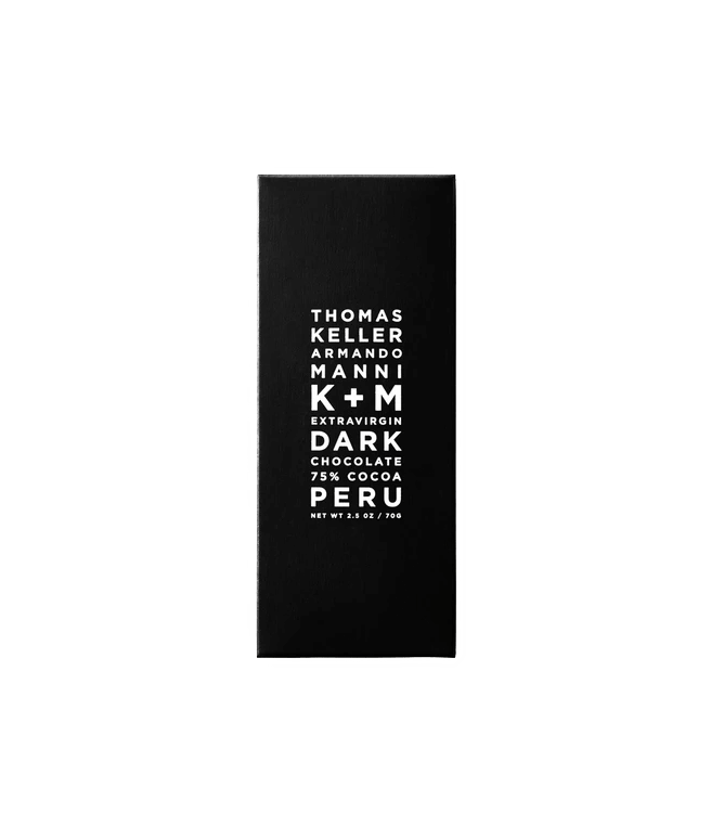 K+M Chocolate 75% Dark Chocolate Peru