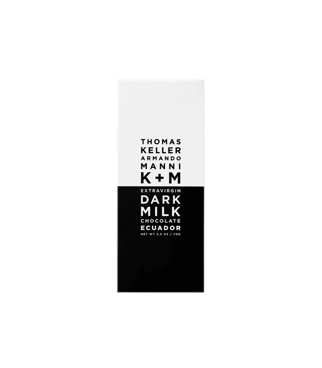 K+M Chocolate Dark Milk Chocolate Ecuador