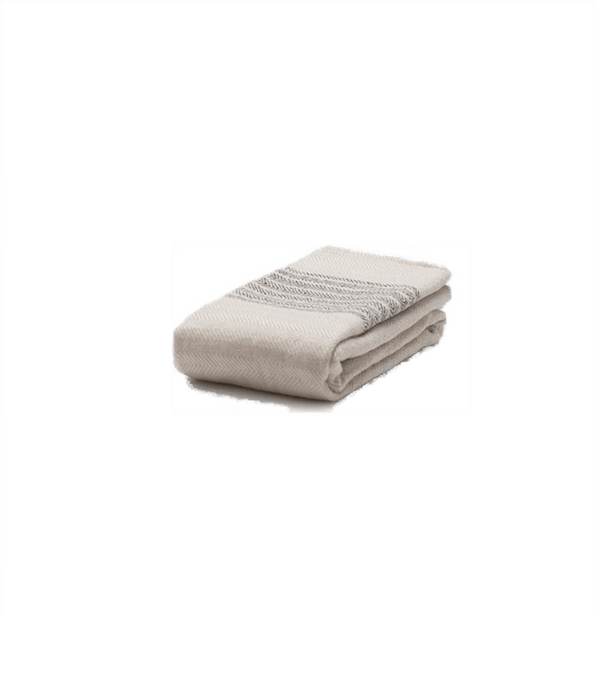 Morihata Flax Line Organic Hand Towel Brown-Beige