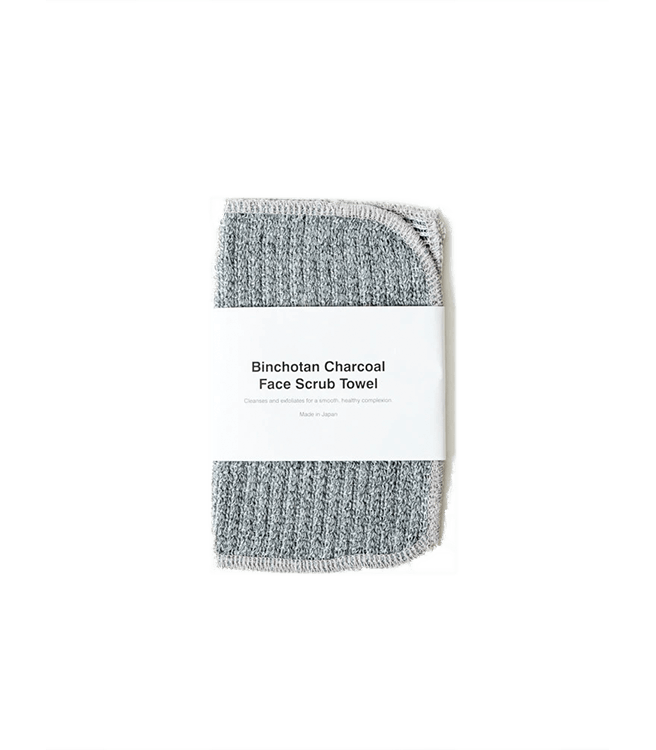 Morihata Binchotan Charcoal Face Scrub Towel