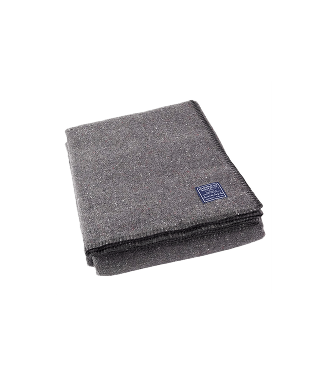 Faribault Woolen Mill Co. - Utility Wool Throw - Gray