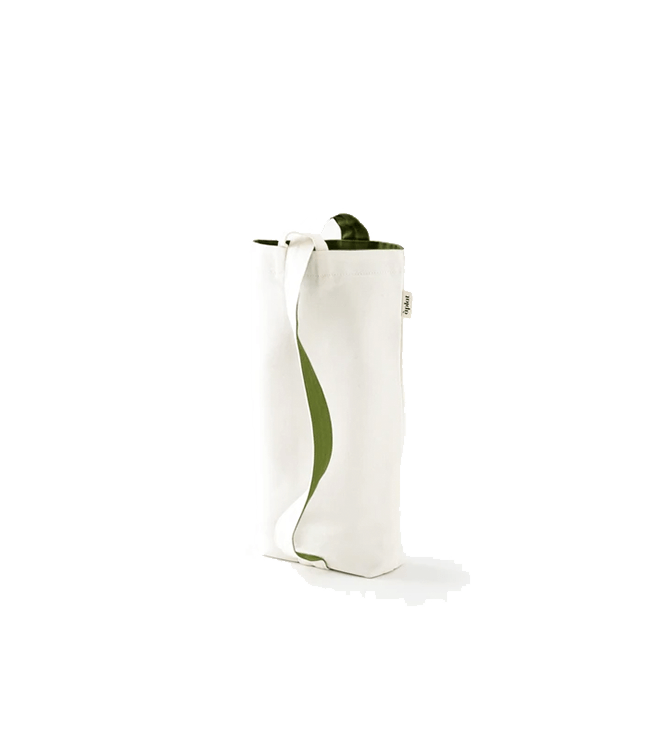 Aplat Vin Two Bottle Wine Tote - Olive