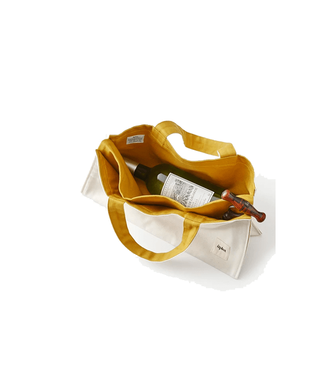 Aplat Vin One Bottle Wine Tote - Honey
