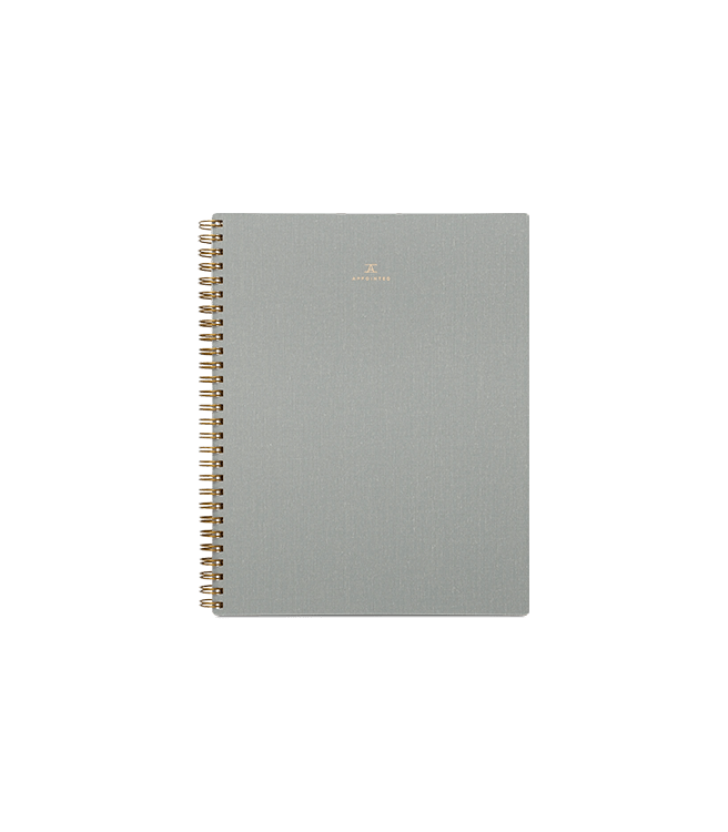 Appointed Notebook - Dove Gray