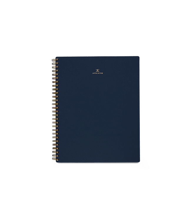 Appointed Notebook - Oxford Blue