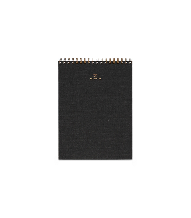 Appointed Office Notepad - Charcoal Gray