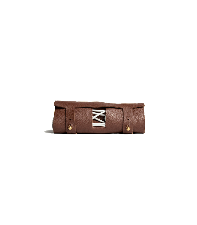Kiko Leather Leather Cord Wrap - Brown