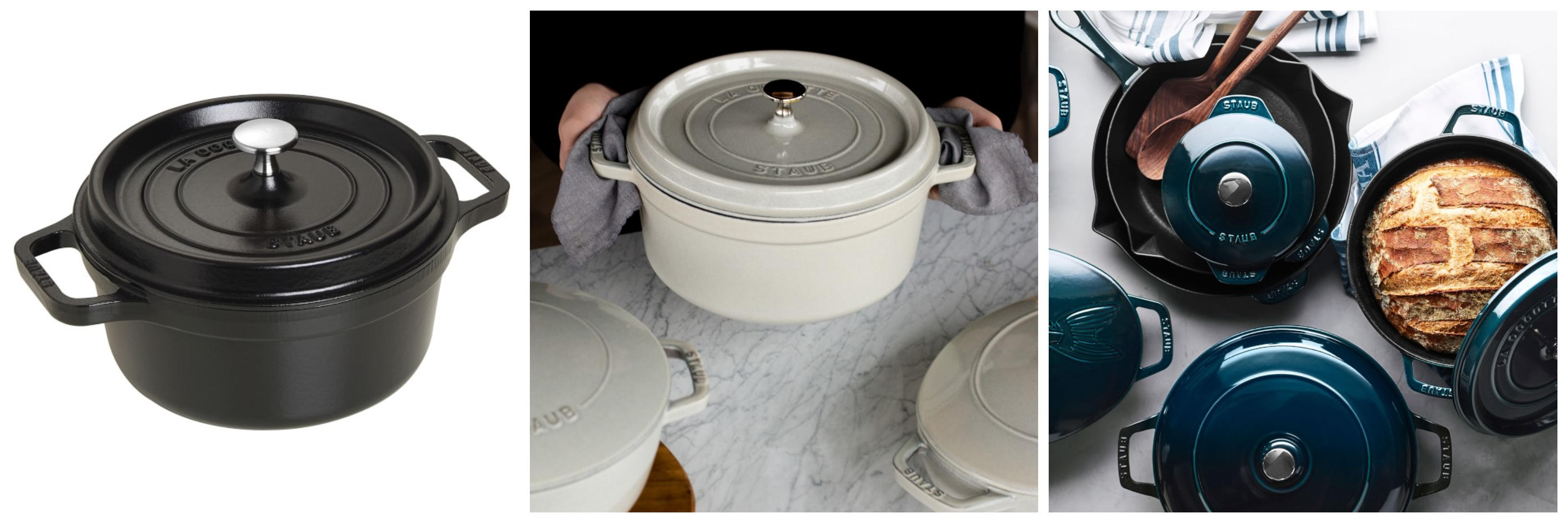 Staub Enameled Cast Iron Round Dutch Oven