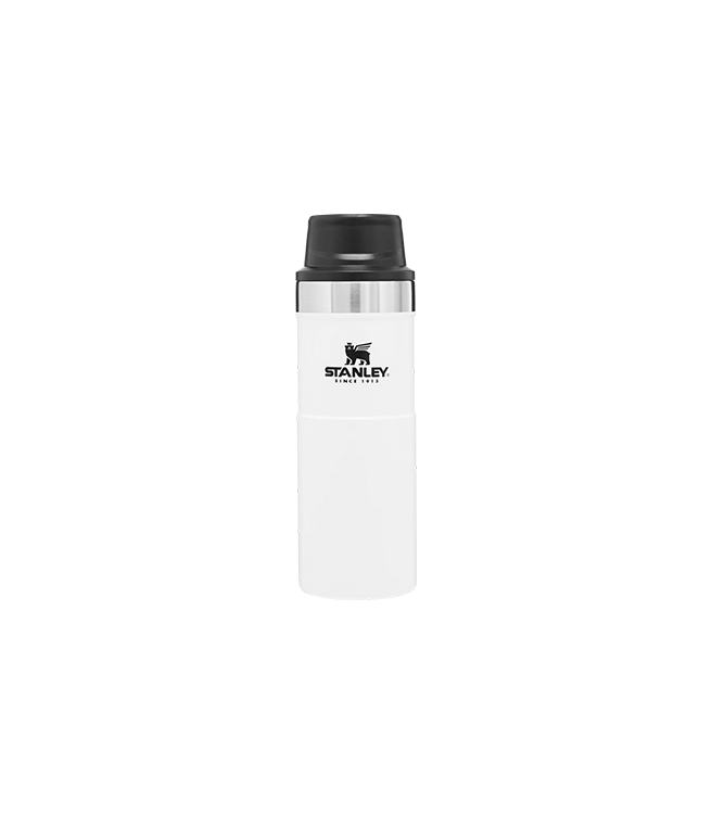 Stanley Classic Trigger Action Travel Mug 16oz - White