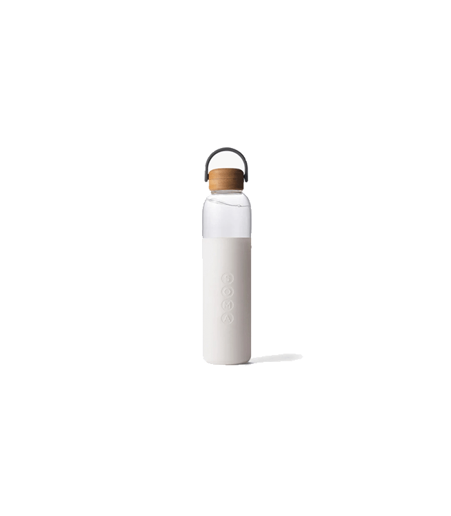 SOMA Glass Water Bottle 25oz - White