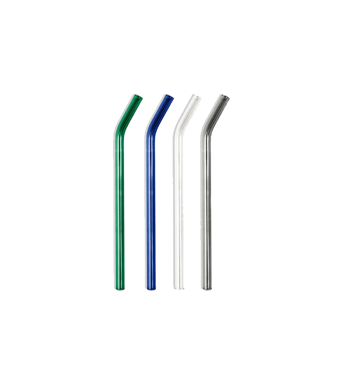 Poketo Glass Straws in Cool Set