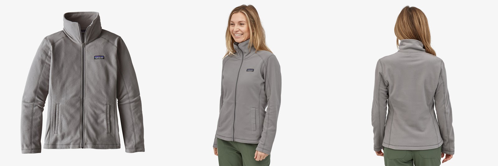 Patagonia Women’s Micro D Jacket in Feather Grey