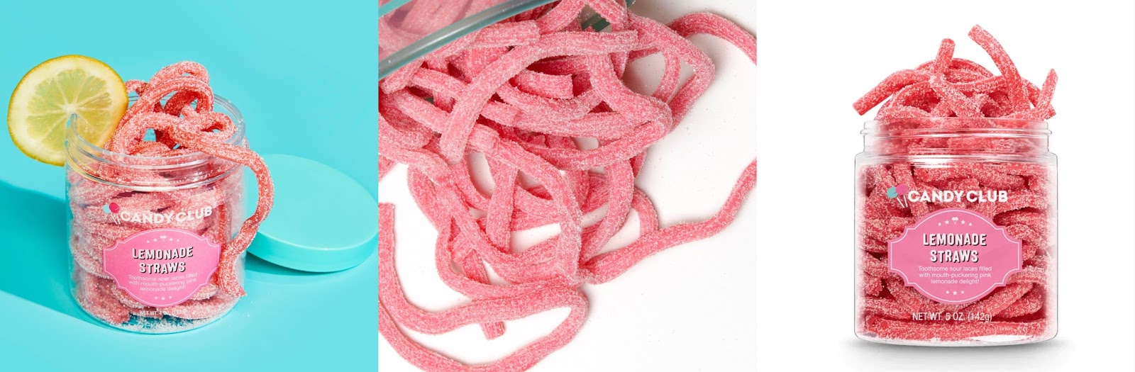 Candy Club Lemonade Straws