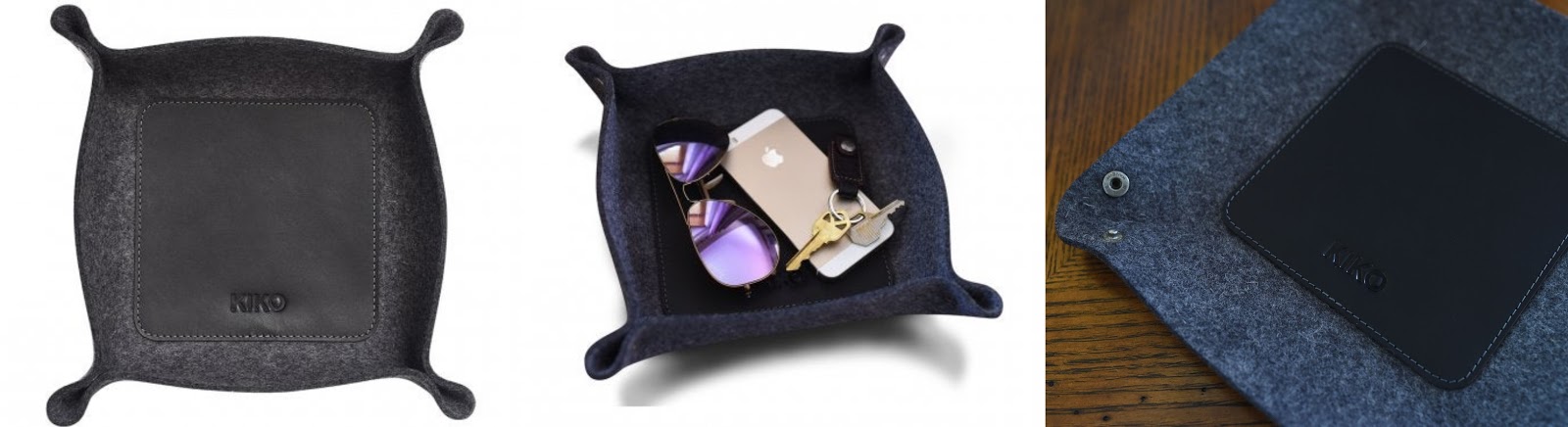 Kiko Leather Desk Tray