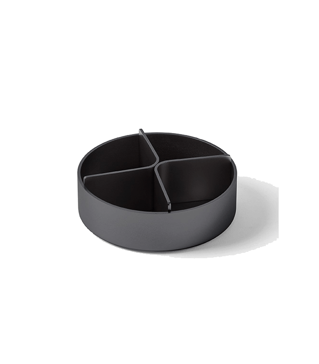 Lexon City Desk Tray - Metallic Grey