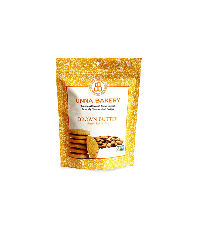 Unna Bakery Brown Butter Cookie Bag 5.5oz