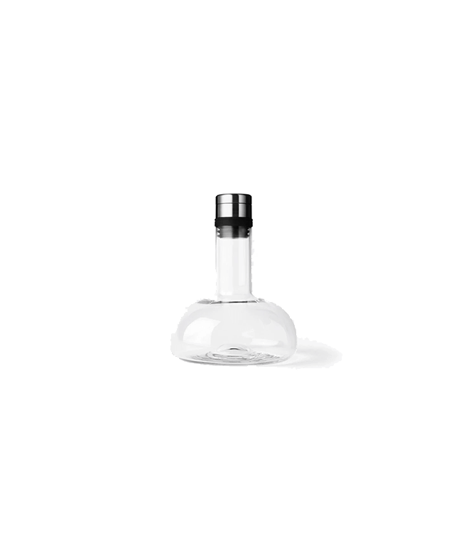 Menu Wine Breather Carafe Original - Clear Steel Lid