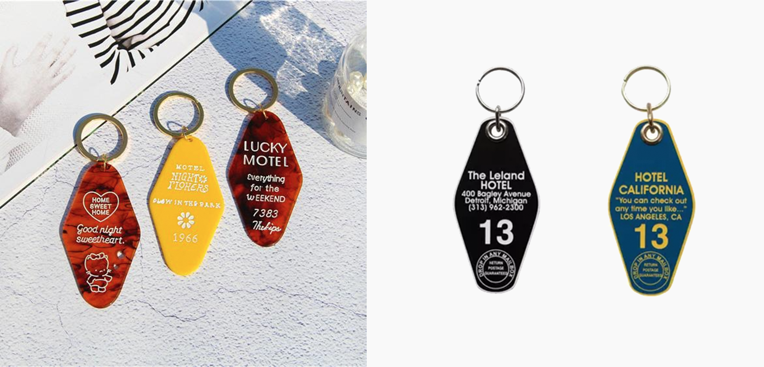 Custom Hotel Keychain