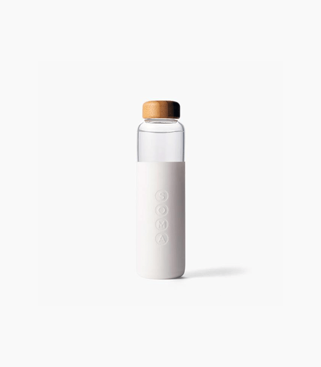 SOMA V2 17 oz. Glass Water Bottle - White