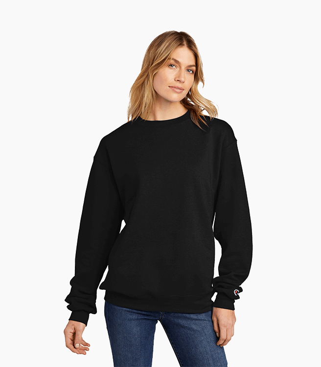 Champion Powerblend Crewneck Sweatshirt - Black