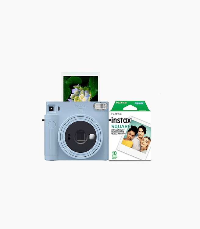 Fujifilm Instax Square SQ1 Instant Camera w/ 10 Count Film - Glacier Blue