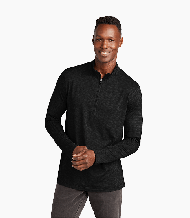 TravisMathew Crestview 1/4-Zip - Black