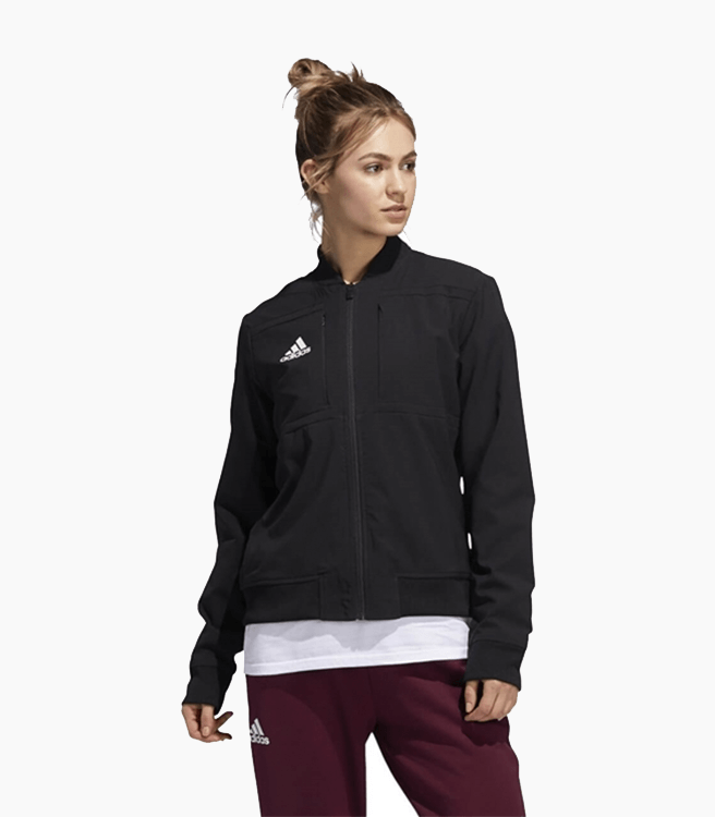 Adidas Women's Under the Lights Bomber Jacket - Black/White
