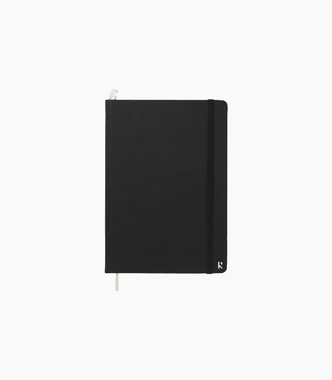 Karst 5.5" x 8.5" Stone Bound Notebook - Black