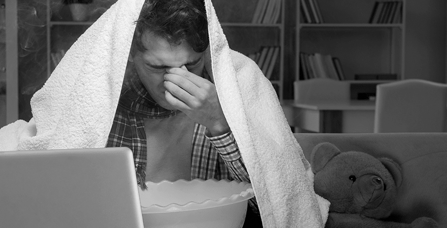 Most humidifiers use a cold-water process to increase moisture in the air.