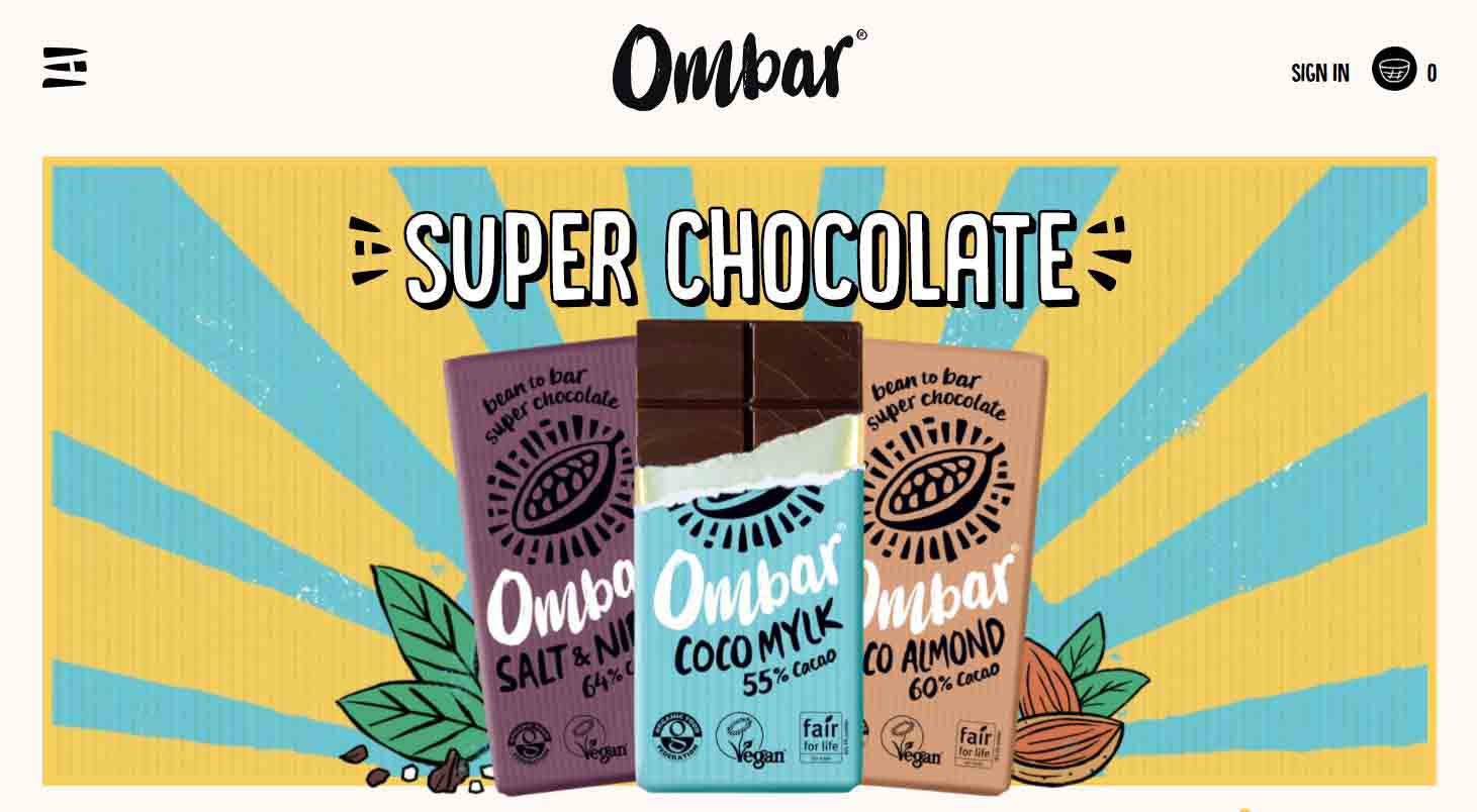 Custom-Built Website Chocolate Business