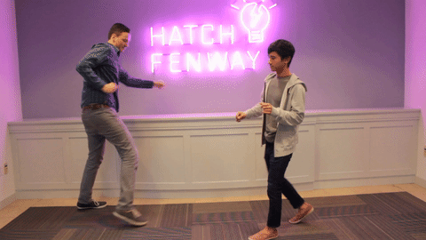 GIF of jackson and jonathan dancing