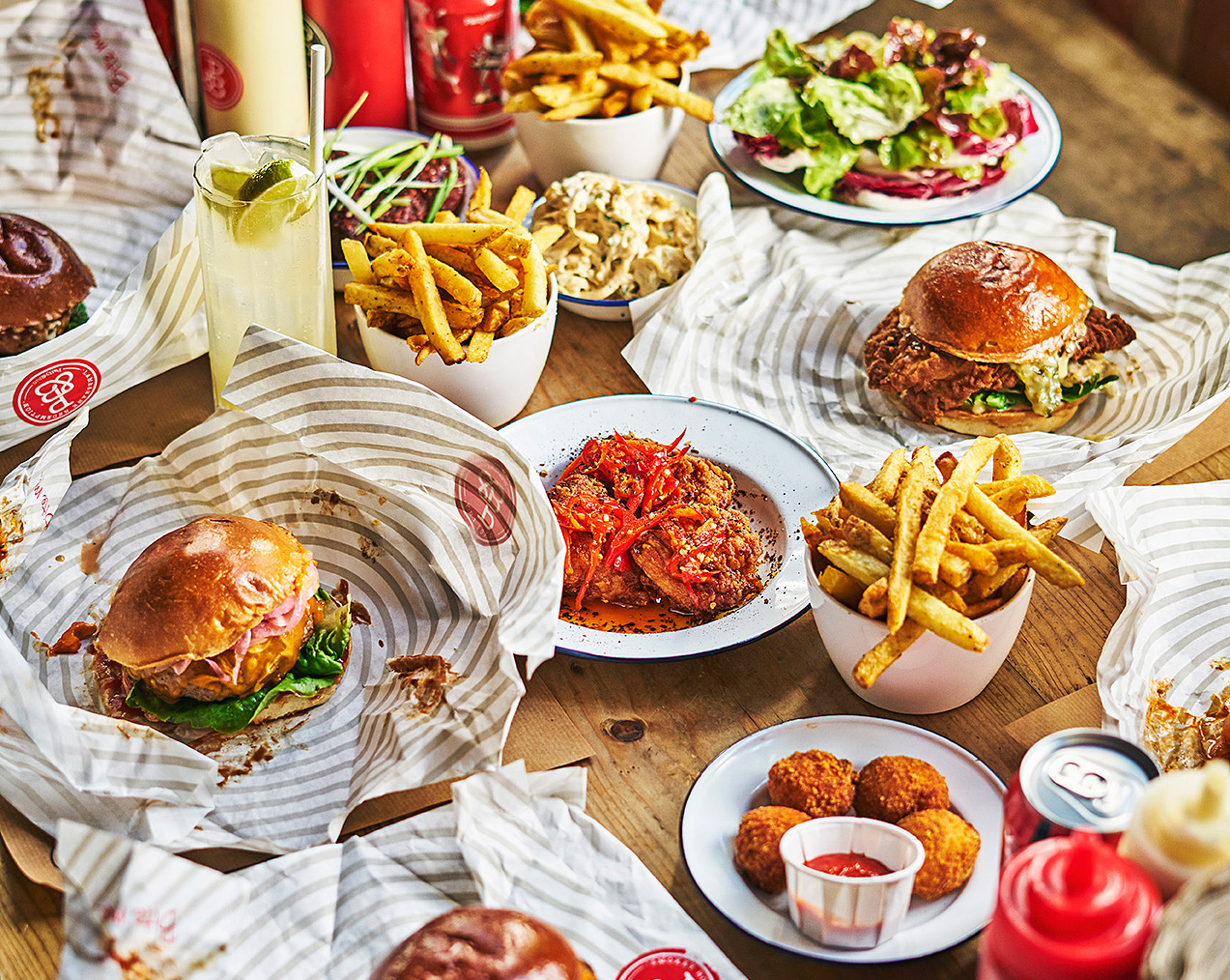 Patty&Bun Burger Restaurant DIY Kits and Merch