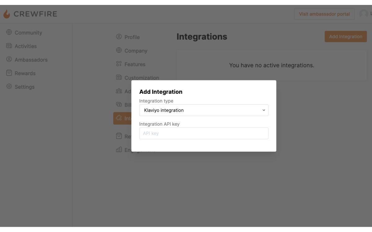 Integrating-Klaviyo-with-CrewFire