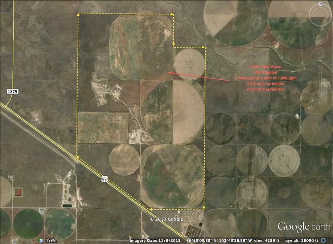 Nice Farm/Grass Combination with Highway Frontage Dalhart Real Estate