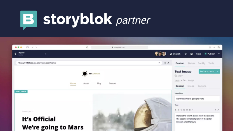 Storyblok partnership