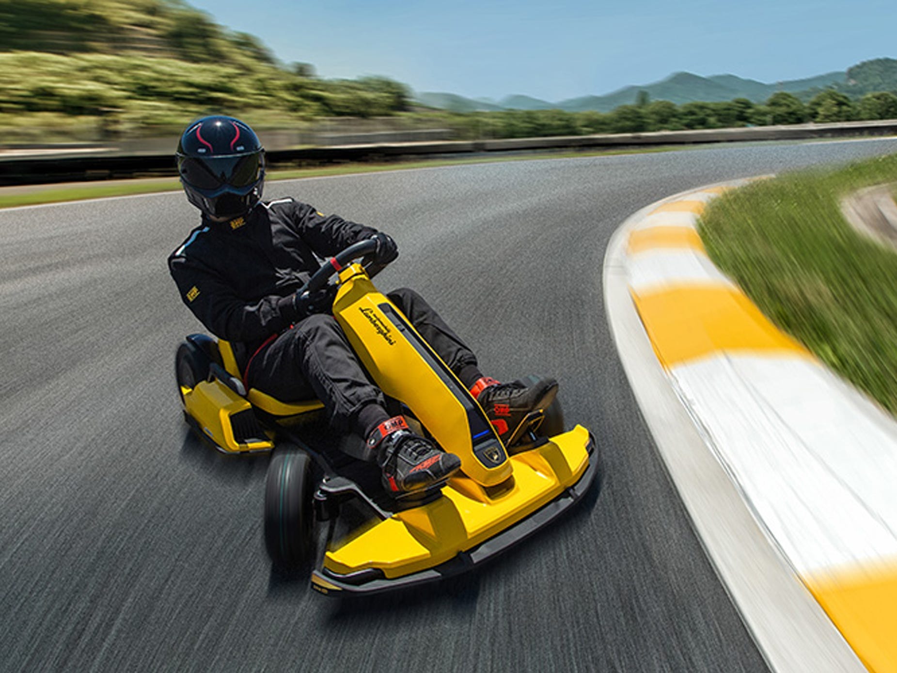 Lamborghini partnered with Segway to create a drifting electric go-kart