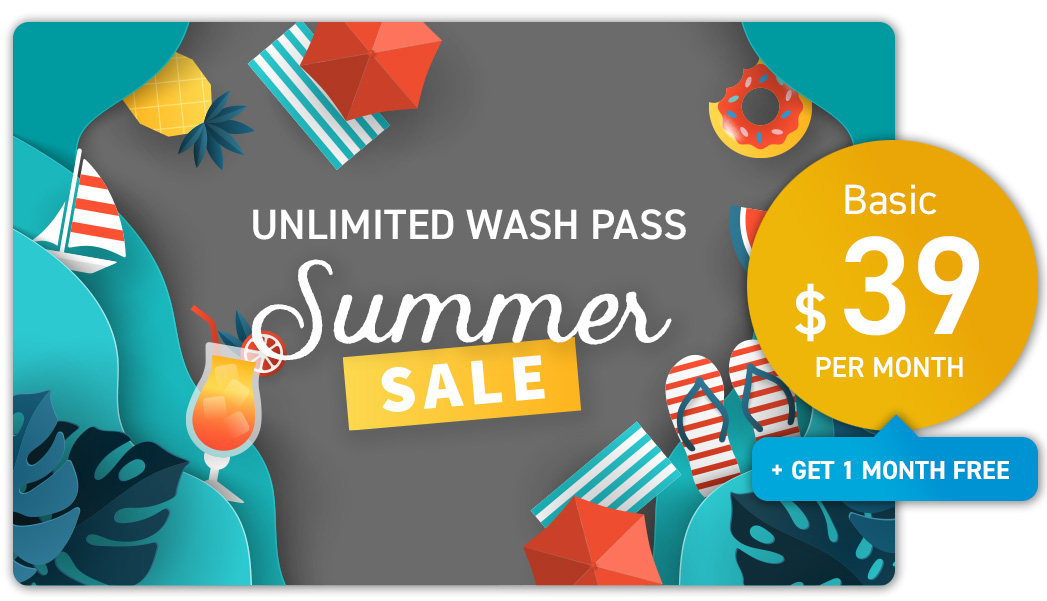 Unlimited Wash Pass Summer Promotion - Basic