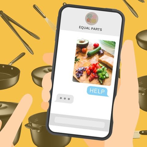 Equal Parts Will Make You Cook at Home with Its Text-Based Coaching Service